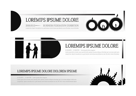 템플릿 배너 배너템플릿 가로배너 실루엣 사각프레임 사람모양 여러명 그래픽 현수막 톱니바퀴 배너세트 AI파일 모양 다수 프레임 촬영기법 사람 가로 세트 사각형 파일형식 벡터