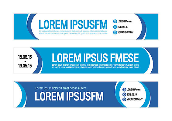 템플릿 배너 배너템플릿 가로배너 무늬 사각프레임 사람없음 그래픽 파란색 현수막 배너세트 AI파일 컬러 프레임 가로 세트 사각형 파일형식 벡터