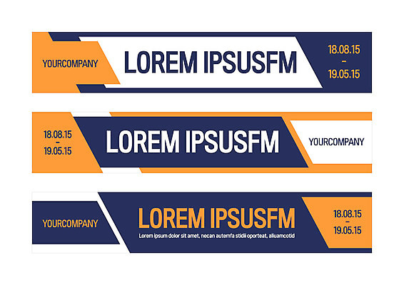 템플릿 배너 배너템플릿 가로배너 무늬 사각프레임 사람없음 그래픽 주황색 현수막 남색 배너세트 AI파일 컬러 프레임 가로 세트 사각형 파일형식 벡터