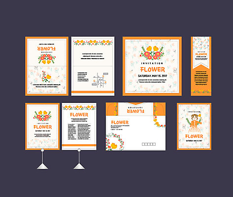 템플릿 배너템플릿 여자 꽃 나뭇잎 한명 사람 이벤트 상반신 성인 세트 현수막 전단 엽서 초대장 약도 소봉투 행사세트 행사템플릿 AI파일 식물 1 배너 잎 지도 편지봉투 카드_감사 편지 홍보물 파일형식 벡터