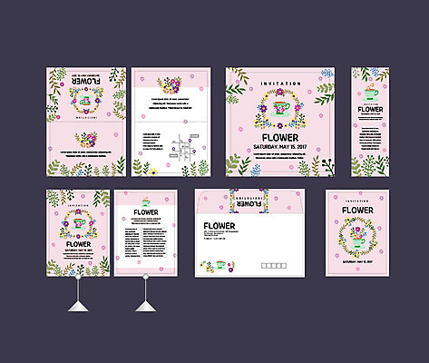 템플릿 배너템플릿 꽃 나뭇잎 이벤트 사람없음 세트 현수막 커피잔 전단 엽서 초대장 약도 소봉투 행사세트 행사템플릿 AI파일 식물 배너 커피 잎 지도 편지봉투 잔 카드_감사 편지 홍보물 파일형식 벡터