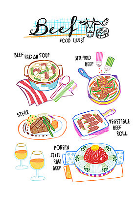 음식 일러스트 스테이크 사람없음 와인 소고기 후추 육회 소고기볶음 소고기야채말이 소고기뭇국 국내일러스트 AI파일 주류 서양음식 생고기 육류 향신료 볶음 국 파일형식 벡터