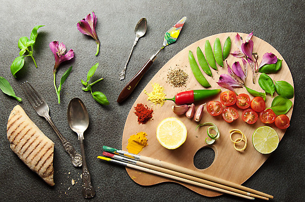 포토 JPG 해외이미지 음식 컨셉 새로움 건강 창조 요리 미술 사람없음 컬러풀 식당 식사 샐러드 붓 양념 발표 팔레트 맛 배열 허브 향신료 메뉴 레시피 성분 해외202004 해외포토 식물 컬러 문화예술 상점 향미료 파일형식 이미지허브