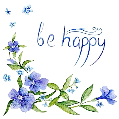 JPG 해외이미지 꽃 백그라운드 일러스트 캘리그라피 수채화 사람없음 해외202004 해외일러스트 식물 파일형식 이미지허브