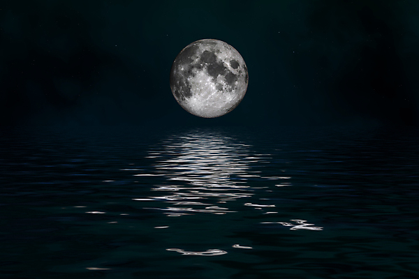 포토 JPG 해외이미지 바다 사람없음 야외 반사 회색 보름달 달 야간 해외202004 해외포토 자연요소 컬러 파일형식 이미지허브