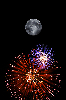 포토 JPG 해외이미지 불꽃놀이 사람없음 야외 보름달 달 야간 해외202004 해외포토 자연요소 놀이 파일형식 이미지허브