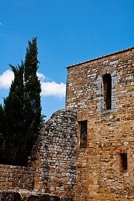 포토 JPG 해외이미지 나무 식물 벽 건축양식 자연 하늘 벽돌 사람없음 야외 건물 세로 초록색 파란색 탑 맑음 이탈리아 흰색 도시 중세 역사 아치 토스카나 파멸 해외202004 해외포토 건축물 건축 유럽 컬러 컨셉 날씨 생태계 파일형식 소멸 이미지허브