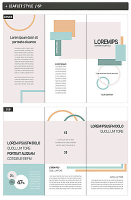 도형 템플릿 표지디자인 표지 ZIP 내지 리플렛 3단접지 팜플렛 사람없음 사각형 다양 원형 겹침 인디자인 INDD 이미지템플릿 다수 파일형식