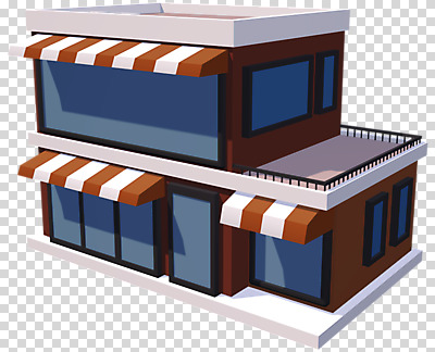 편집이미지 창문 사람없음 건물 갈색 3D소스 3D 상점 식당 디지털합성 천막 PNG 편집소스 건축물 컬러 파일형식