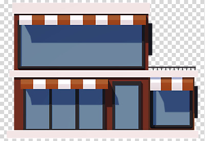 편집이미지 창문 사람없음 건물 갈색 3D소스 3D 상점 식당 디지털합성 천막 PNG 편집소스 건축물 컬러 파일형식