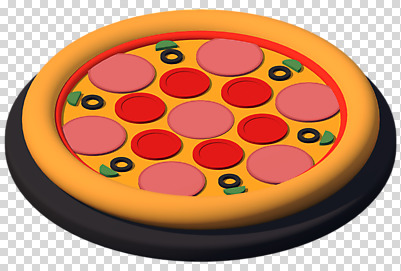 편집이미지 음식 피자 패스트푸드 사람없음 3D소스 3D 디지털합성 PNG 편집소스 서양음식 인스턴트 파일형식