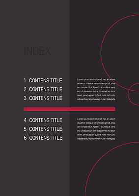 도형 템플릿 내지 사람없음 빨간색 원형 프레젠테이션 문서템플릿 서식 레이아웃 문서 제안서 목차 이미지템플릿 AI파일 컬러 파일형식 벡터