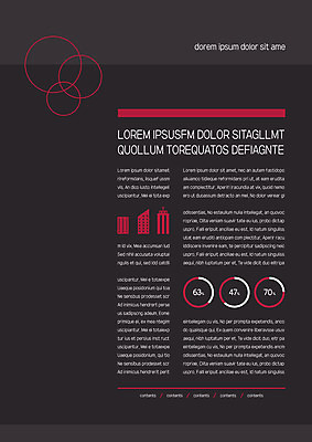 도형 템플릿 내지 그래프 사람없음 건물 빨간색 원형 프레젠테이션 문서템플릿 서식 레이아웃 문서 제안서 이미지템플릿 AI파일 건축물 컬러 파일형식 벡터