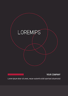 도형 템플릿 표지 사람없음 빨간색 원형 프레젠테이션 문서템플릿 서식 레이아웃 문서 제안서 이미지템플릿 AI파일 컬러 파일형식 벡터