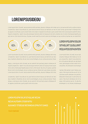 템플릿 내지 선 그래프 사람없음 노란색 점 프레젠테이션 문서템플릿 서식 레이아웃 문서 제안서 이미지템플릿 AI파일 컬러 파일형식 벡터