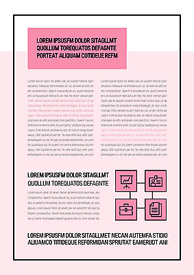 도형 템플릿 내지 분홍색 사람없음 사각형 프레젠테이션 문서템플릿 서식 레이아웃 문서 제안서 이미지템플릿 AI파일 컬러 파일형식 벡터