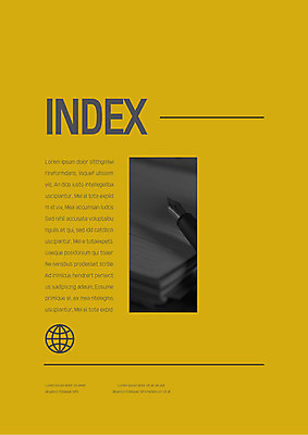 도형 템플릿 내지 종이 사람없음 펜 노란색 사각형 프레젠테이션 문서템플릿 서식 레이아웃 문서 제안서 목차 이미지템플릿 AI파일 컬러 필기구 파일형식 벡터