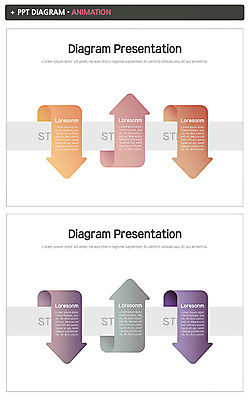 템플릿 화살표 사람없음 세트 하락 PPT 프레젠테이션 문서템플릿 문서 상승 애니형PPT 이미지템플릿 컨셉 파일형식