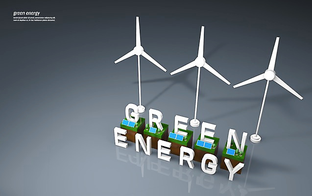 PSD 편집이미지 사람없음 3D소스 3D 그린에너지 풍력에너지 디지털합성 에코 친환경 태양에너지 집열판 풍력기 편집3D 환경 에너지 파일형식