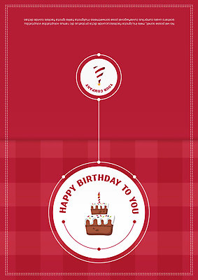 템플릿 기념일 카드템플릿 사람없음 빨간색 고깔모자 축하 생일 생일케이크 체크무늬 생일축하 생일카드 이미지템플릿 AI파일 카드프레임 모자_잡화 컬러 컨셉 무늬 카드_감사 프레임 이벤트 케이크 파일형식 벡터