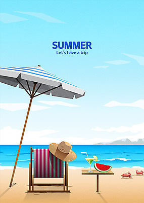 음료 바다 여행 두마리 일러스트 탁자 여름음식 수박 해변 사람없음 여름 여름휴가 바캉스 게 파라솔 선베드 제철음식 제철과일 국내일러스트 AI파일 계절 음식 가구 2 의자 과일 휴가 갑각류 제철 파일형식 벡터 여름_계절