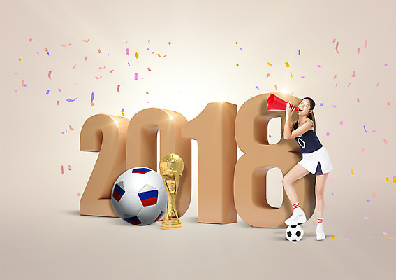 전신 PSD 외국인 편집이미지 여자 축구공 응원 한명 사람 동양인 20대 성인 확성기 트로피 러시아 응원복 2018년 월드싸커 이미지편집 1 옷 유럽 스포츠 공 축구용품 인종 청년 연도 상_우승 파일형식