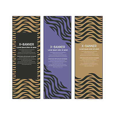 템플릿 배너 배너템플릿 세로배너 사각프레임 사람없음 갈색 보라색 현수막 물결무늬 배너세트 엑스배너 AI파일 물결 컬러 무늬 프레임 세로 세트 사각형 파일형식 벡터