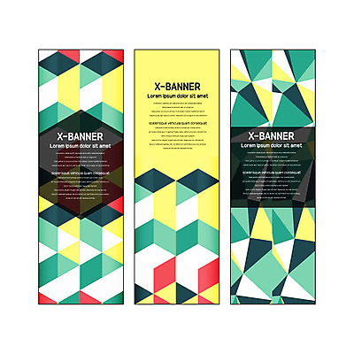 템플릿 배너 배너템플릿 세로배너 사각프레임 사람없음 컬러풀 현수막 삼각형 입체 정사각형 삼각뿔 지오메트릭 배너세트 엑스배너 AI파일 도형 컬러 프레임 세로 세트 사각형 파일형식 벡터