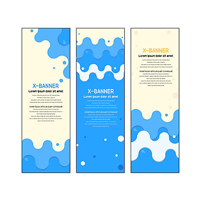 템플릿 배너 배너템플릿 세로배너 사각프레임 사람없음 파란색 현수막 원형 겹침 물결무늬 배너세트 엑스배너 AI파일 도형 물결 컬러 무늬 프레임 세로 세트 사각형 파일형식 벡터