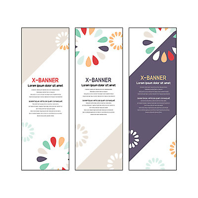 템플릿 배너 배너템플릿 세로배너 꽃무늬 사각프레임 사람없음 컬러풀 현수막 배너세트 엑스배너 AI파일 꽃 컬러 무늬 프레임 세로 세트 사각형 파일형식 벡터