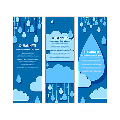 구름 템플릿 배너 배너템플릿 세로배너 선 사각프레임 사람없음 현수막 빗방울 배너세트 엑스배너 AI파일 자연요소 프레임 세로 세트 사각형 비_날씨 파일형식 벡터