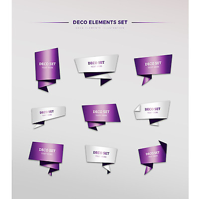 말풍선 일러스트 사람없음 장식 세트 보라색 입체 엘리먼트 국내일러스트 AI파일 컬러 파일형식 벡터