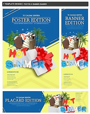 PSD 템플릿 배너템플릿 가로배너 ZIP 포스터 리본 세로배너 아이스크림 사람없음 여름 선물상자 세트 야자수 현수막 파라솔 막대아이스크림 나무 배너 계절 디저트 선물 가로 세로 상자 파일형식