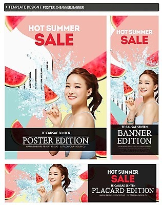 PSD 템플릿 배너템플릿 여자 가로배너 ZIP 포스터 세로배너 여름음식 수박 한명 미소 사람 상반신 20대 성인 여름 세트 세일 한국인 현수막 시원함 물보라 성인여자한명만 제철음식 제철과일 1 배너 계절 음식 과일 표정 동양인 청년 가로 세로 물 제철 여자한명만 성인여자만 파일형식 여름_계절