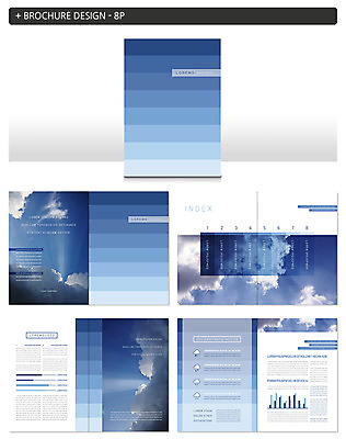 구름 템플릿 ZIP 하늘 그래프 팜플렛 사람없음 빛 그라데이션 인디자인 INDD 이미지템플릿 자연요소 파일형식