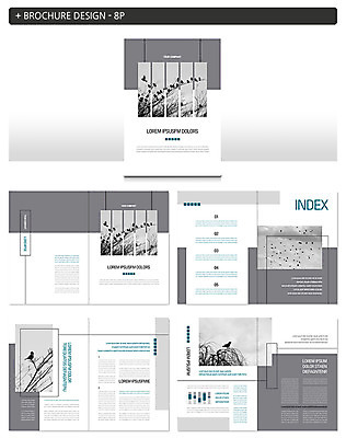 템플릿 ZIP 여러마리 조류 하늘 그래프 앉기 팜플렛 사람없음 나뭇가지 비행 인디자인 INDD 이미지템플릿 나무 동물 다수 모션 파일형식