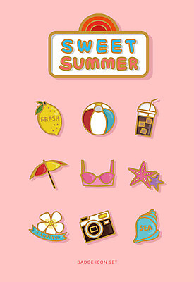 아이콘 꽃 바다 불가사리 사람없음 여름 세트 비키니 카메라 파라솔 소라 비치볼 레몬 배지 아이스아메리카노 2D아이콘 AI파일 식물 계절 수영복 과일 공 어패류 극피동물 바캉스용품 전자제품 아메리카노 아이스커피 파일형식 벡터