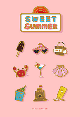 아이콘 조개 사람없음 여름 세트 선글라스 바구니 게 칵테일 선크림 배지 모래성 모래놀이 막대아이스크림 비치백 2D아이콘 AI파일 계절 안경 모래 놀이 어패류 아이스크림 주류 갑각류 화장품 파일형식 벡터 가방_잡화