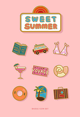 아이콘 여행 사람없음 책 여름 세트 비키니 야자수 캐리어 칵테일 소라 배지 코코넛 튜브 캠핑카 2D아이콘 AI파일 나무 계절 수영복 과일 자동차 어패류 주류 여행가방 파일형식 벡터