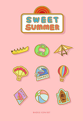 아이콘 파도 요트 사람없음 여름 세트 열기구 서핑보드 비치볼 카누 배지 튜브 행글라이더 바나나보트 2D아이콘 AI파일 계절 스포츠 바다 배_교통 공 항공교통 바캉스용품 수상스포츠 보드_스포츠 보트 파일형식 벡터