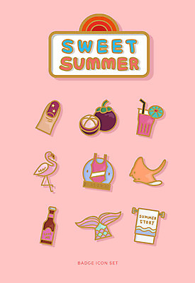 아이콘 수영복 병맥주 사람없음 여름 세트 주스 네일아트 플라밍고 배지 가오리 비치타올 망고스틴 2D아이콘 AI파일 옷 계절 음료 과일 조류 맥주 어류 수건 뷰티 파일형식 벡터