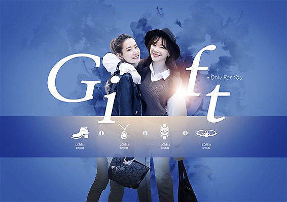 전신 PSD 편집이미지 여자 구두 목걸이 선물 미소 사람 20대 성인 두명 30대 친구 쇼핑 한국인 반지 손목시계 성인여자만 어깨에손 이미지편집 시계 신발 장신구 관계 모션 표정 동양인 청년 장년 여자만 성인만 파일형식