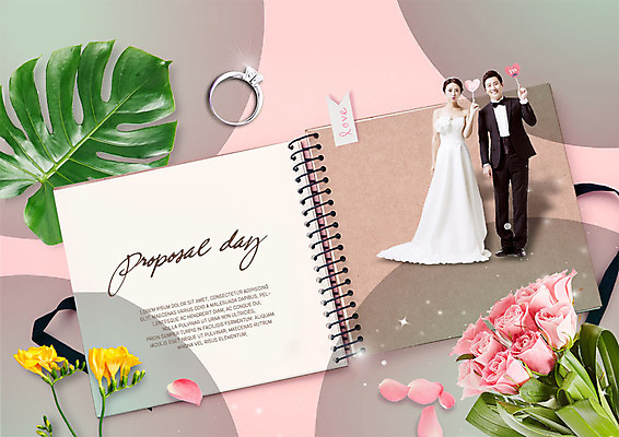 전신 PSD 편집이미지 커플 여자 남자 꽃다발 웨딩드레스 결혼 신혼부부 나뭇잎 사람 정장 성인 두명 30대 장미 한국인 하트 앨범 결혼반지 예복 신랑신부 프로포즈데이 프리지어 성인만 이미지편집 모양 부부 드레스 옷 기념일 꽃 신부_웨딩 신랑 잎 관계 동양인 이벤트 장년 반지 신혼 파일형식