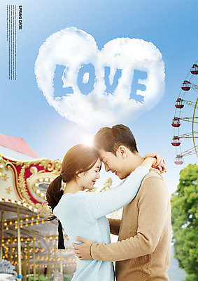 PSD 구름 편집이미지 부부 커플 여자 남자 허리손 가족 사랑 사람 상반신 20대 성인 두명 30대 마주보기 놀이공원 한국인 하트 대관람차 회전목마 이마맞대기 어깨에손 이미지편집 자연요소 모양 감정 포즈 관계 모션 동양인 청년 장년 테마파크 놀이기구 얼굴맞대기 파일형식