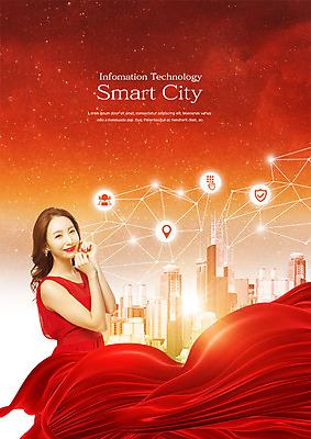 전신 PSD 편집이미지 드레스 여자 한명 미소 사람 20대 성인 빨간색 한국인 도시 스마트 보안 위치 드론 의료성형뷰티 스마트홈 이미지편집 1 옷 컬러 컨셉 표정 안전 동양인 청년 파일형식 AI_인공지능