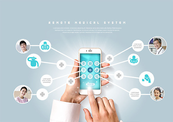 PSD 편집이미지 손 여자 노년 남자 어린이 사람 여러명 성인 신체부위 30대 스마트폰 터치 한국인 환자 의사 60대 원격의료 비대면서비스 이미지편집 다수 의학 동양인 장년 핸드폰 스마트기기 진료 의료진 서비스 원격 파일형식 언택트