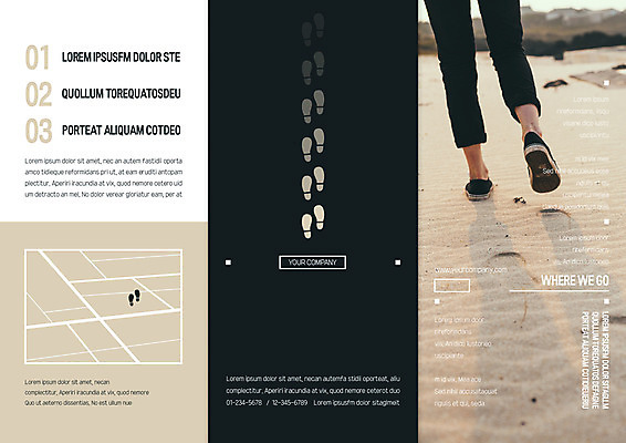 템플릿 표지디자인 북디자인 출판디자인 표지 리플렛 북커버 3단접지 한명 사람 팜플렛 성인 해변 신체부위 걷기 하반신 다리 발자국 위치 이미지템플릿 AI파일 1 바다 자국 모션 파일형식 벡터