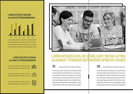 서양인 템플릿 북디자인 응시 출판디자인 여자 남자 내지 리플렛 북커버 3단접지 미소 사람 앉기 팜플렛 상반신 성인 세명 노트북 비즈니스맨 비즈니스우먼 막대그래프 이미지템플릿 AI파일 외국인 시선 비즈니스 모션 그래프 표정 전자제품 직장인 파일형식 벡터