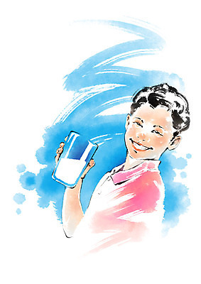 PSD 남자 어린이라이프 어린이 일러스트 캘리그라피 붓터치 한명 미소 사람 상반신 우유 번짐 우유잔 소년한명만 국내일러스트 1 라이프스타일 잔 유제품 표정 남자한명만 소년만 파일형식 효과