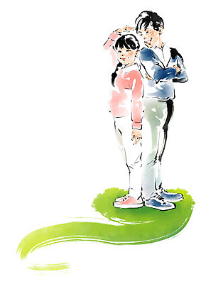 전신 PSD 여자 남자 어린이라이프 어린이 일러스트 캘리그라피 붓터치 서기 미소 사람 두명 손들기 등맞대기 번짐 키재기 어린이만 국내일러스트 라이프스타일 모션 표정 측정 키_신체 파일형식 효과